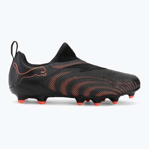 Scarpe da calcio per bambini PUMA Future 9 Match LL FG/AG Jr puma black/glowing red/strong grey