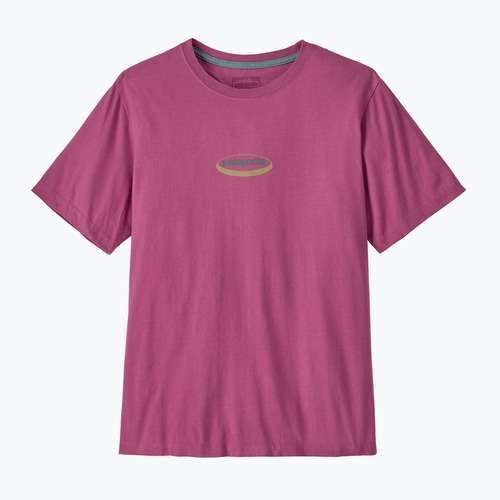 Maglietta da uomo Patagonia '95 Oval Logo faded magenta