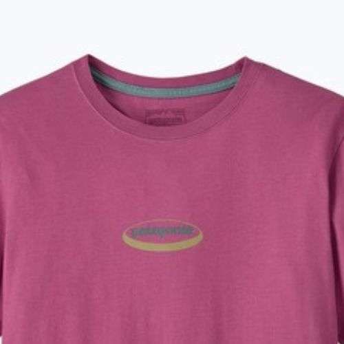 Maglietta da uomo Patagonia '95 Oval Logo faded magenta