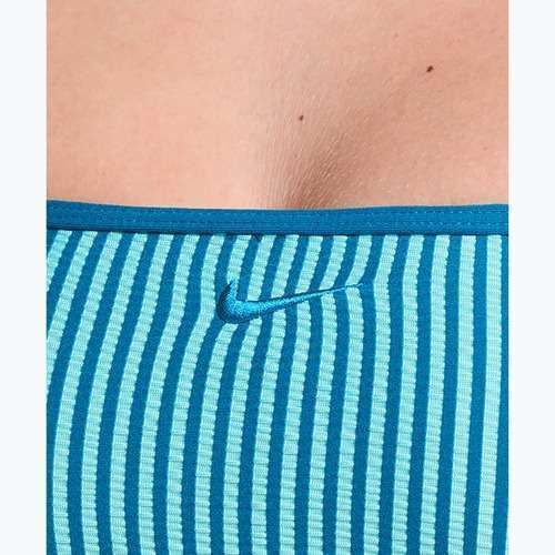 Parte superiore del costume da bagno Nike Ripple Texture Bralette Classic Bikini bleached turquoise