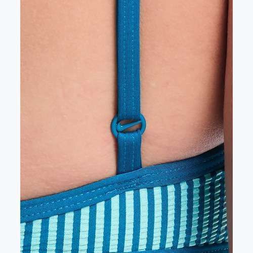 Parte superiore del costume da bagno Nike Ripple Texture Bralette Classic Bikini bleached turquoise