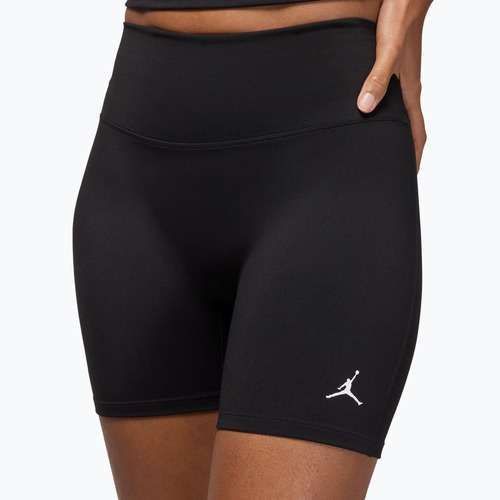 Pantaloncini da donna Jordan Sport Dri-Fit a vita alta 6" black/white