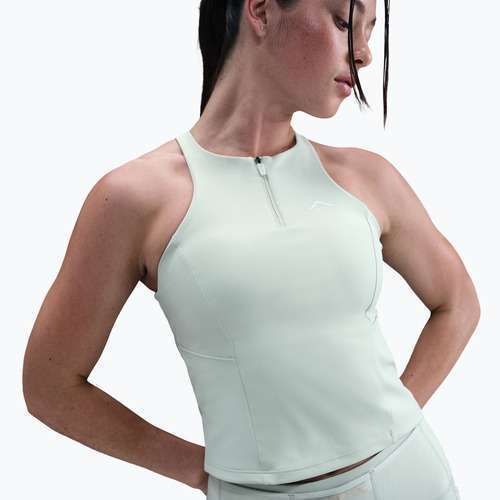 Maglietta da donna Nike Trail Medium Support Sports Bra Tank Top light silver