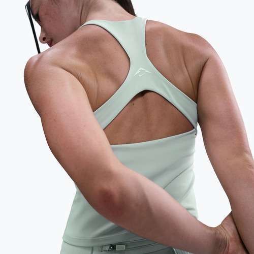 Maglietta da donna Nike Trail Medium Support Sports Bra Tank Top light silver