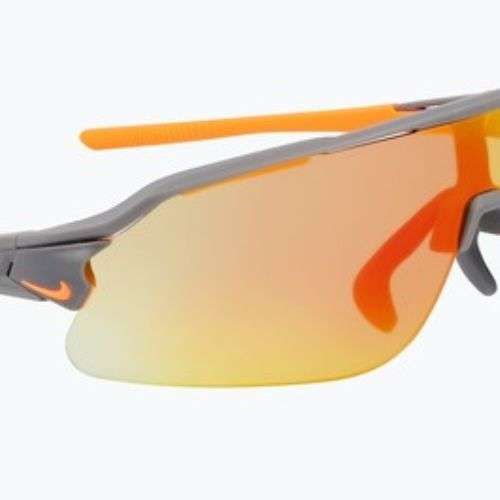Occhiali da sole Nike Flyfree Shield E matte smoke grey/road orange mirror/ clear
