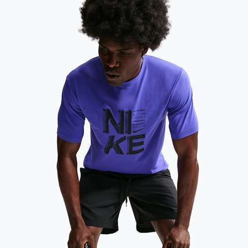 Maglietta da allenamento da uomo Nike Hyverse Dri-Fit Persian violet/black