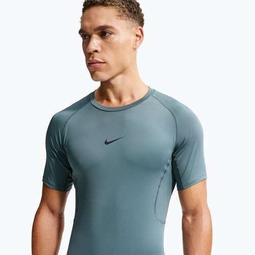 Maglietta da allenamento da uomo Nike Pro Dri-Fit Tight Fitness mineral slate/black