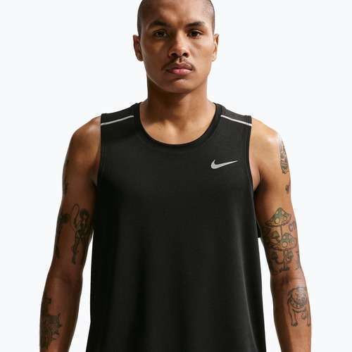 Maglietta da corsa da uomo Nike Miler Dri-Fit black