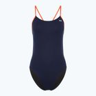 Costume intero donna TYR Hexa Cutoutfit navy/arancio