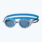 Occhiali da nuoto Zoggs Predator blu/bianco/fumo tinta