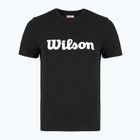 Maglietta da tennis da donna Wilson Team Graphic Script W nero script
