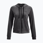 Under Armour donna Rival Terry FZ Felpa con cappuccio grigio jet/nero