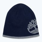 Uomo Timberland Reversible Logo Beanie berretto invernale peacoat