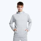 Felpa con cappuccio da allenamento New Balance Tenacity Football da uomo, alluminio chiaro