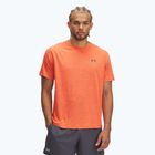 Maglietta da allenamento Under Armour Tech Textured fire/ares red/castlerock da uomo