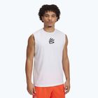 Maglietta da basket Under Armour Curry Uomo bianco/nero