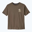 Maglietta Patagonia Balance Organic peace seeds / marlow brown da uomo