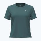 Maglia da allenamento donna Under Armour Tech Wordmark Tape rack green/black/white