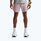 Pantaloncini da corsa da uomo Nike Stride Dri-Fit Brief-Lined 7" particle rose