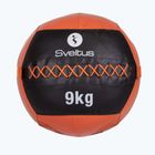 Sveltus Wall Ball 9 kg nero/rosso