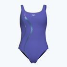 Costume da bagno intero donna arena Ginevra Wing Back viola