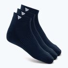 Calzini Tecnifibre Low-Cut 3 navy blue pairs