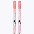 Sci da discesa per bambini Rossignol Experience W Pro + attacchi Kid4 rosa
