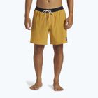 Pantaloncini da bagno Quiksilver Original Straight 17 senape da uomo