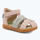 Sandali per bambini Kickers Kick Bazar rosa chiaro/multicolore