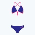 Costume da bagno due pezzi aquafeel Sun Bikini blu rosa fiamme