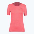 Maglietta trekking donna Salewa Puez Graphic 2 Dry calypso coral melange