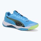 Scarpe sportive indoor da uomo PUMA Solarstrike III blu luminoso/club navy/mela frizzante
