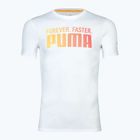 PUMA Uomo Run Favorites Forever Faster TEE camicia puma bianco