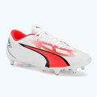 Scarpe da calcio PUMA Ultra Play MXSG da uomo puma bianco/puma nero/fire orchid