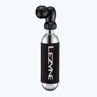 Pompa per bicicletta Lezyne Twin Speed Drive CO2 + 1x cartuccia da 16 g nero lucido