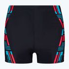 Pantaloncini da bagno Speedo Tech Print Aquashort da uomo nero/arancio
