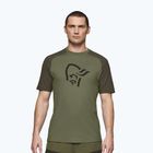 Maglietta da trekking da uomo NORRONA Femund PureUll loden green