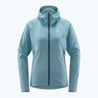 Giacca da trekking da donna Haglöfs Skuta Hood blu ghiaccio