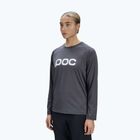 Maglia ciclismo a maniche lunghe da donna POC Reform Enduro Jersey sylvanite grey