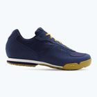 Scarpe da ciclismo MTB da uomo Giro Rumble VR dress blu gomma