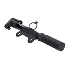 Pompa per bicicletta Blackburn Mountain Anyvalve HV 90psi nero