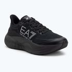 EA7 Emporio Armani Wave Cracking scarpe nere/argento pieno