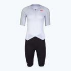 Body da ciclismo da donna Castelli Free Sanremo 3 SS in white/black