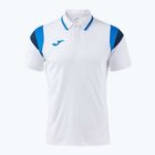 Maglietta da tennis da uomo Joma Terra Polo white/royal