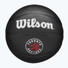Pallone da basket Wilson NBA Tribute Mini Toronto Raptors bambino nero taglia 3