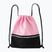 Borsa da ginnastica Glamour da donna rosa