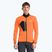 Felpa trekking da uomo Salewa Pedroc rosso arancio melange