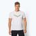 Maglietta da trekking Salewa Lines Graphic Dry optical bianca da uomo