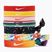 Elastici per capelli misti Nike 9 pezzi pimento/arancio blaze/luce solare