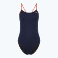 Costume intero donna TYR Hexa Cutoutfit navy/arancio